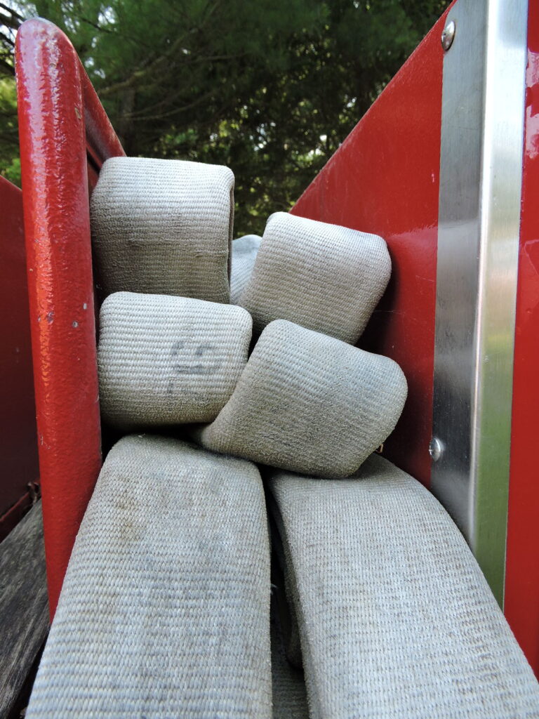 fire hose stacked